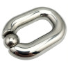 MenSteel Ballstretcher en métal Oval Ball M 45 x 25mm - 425g